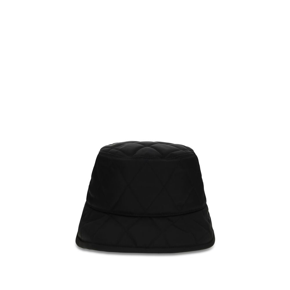 Burberry Schwarzer Eimerhut aus Polyamid-2