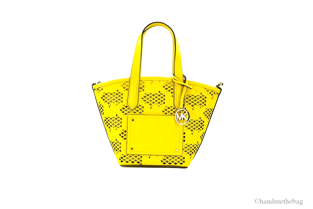 Michael Kors Kimber Small Daffodil Leather 2-in-1 Zip Pouch Crossbody Wallet-1