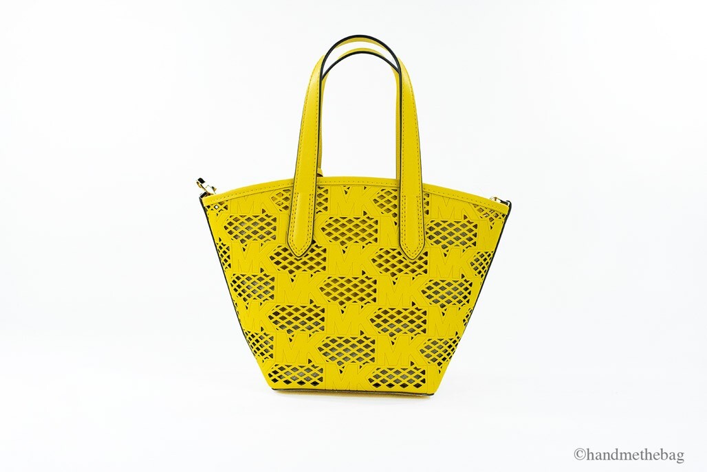 Michael Kors Kimber Small Daffodil Leather 2-in-1 Zip Pouch Crossbody Wallet-3