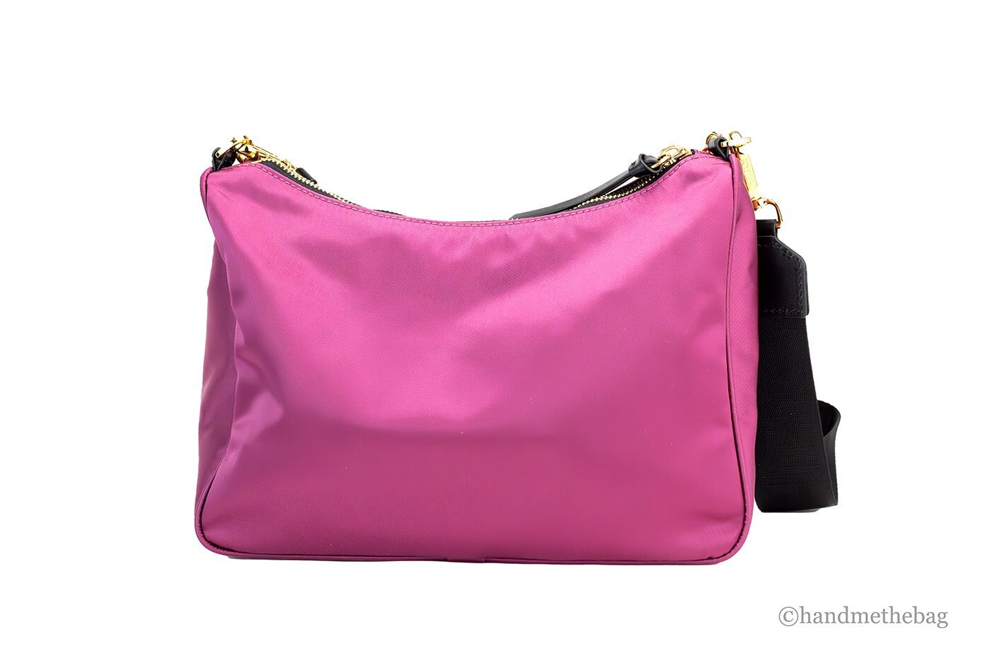 Versace Small Dahlia Nylon Fabric Medusa Charm Shoulder Bag-2