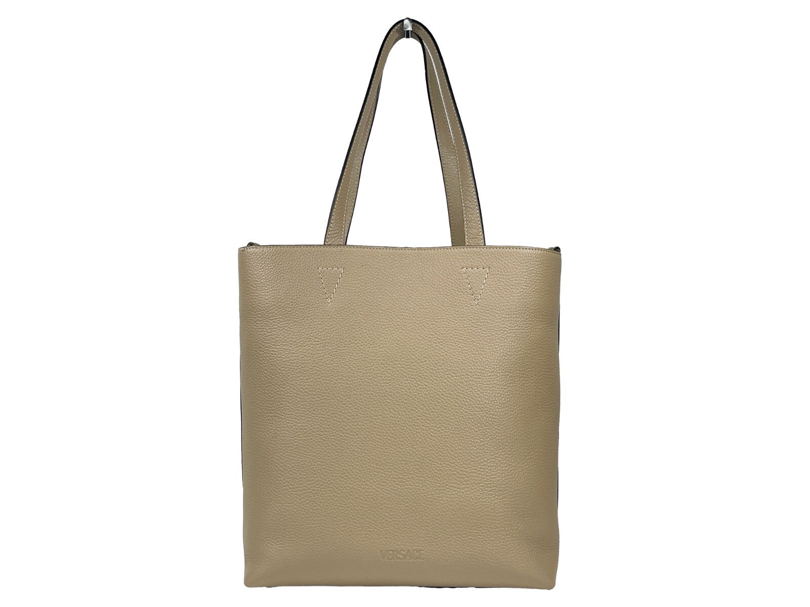 Versace Medusa Large Leather Tote Bag with Pouch-3