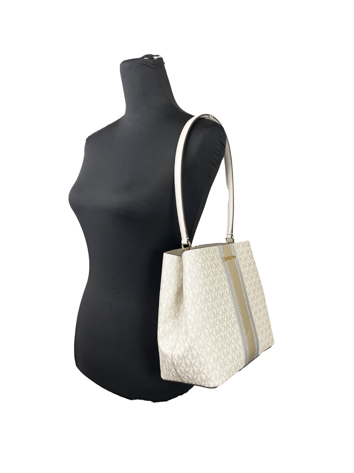 Michael Kors Medium Pratt Bucket Umhängetasche-4