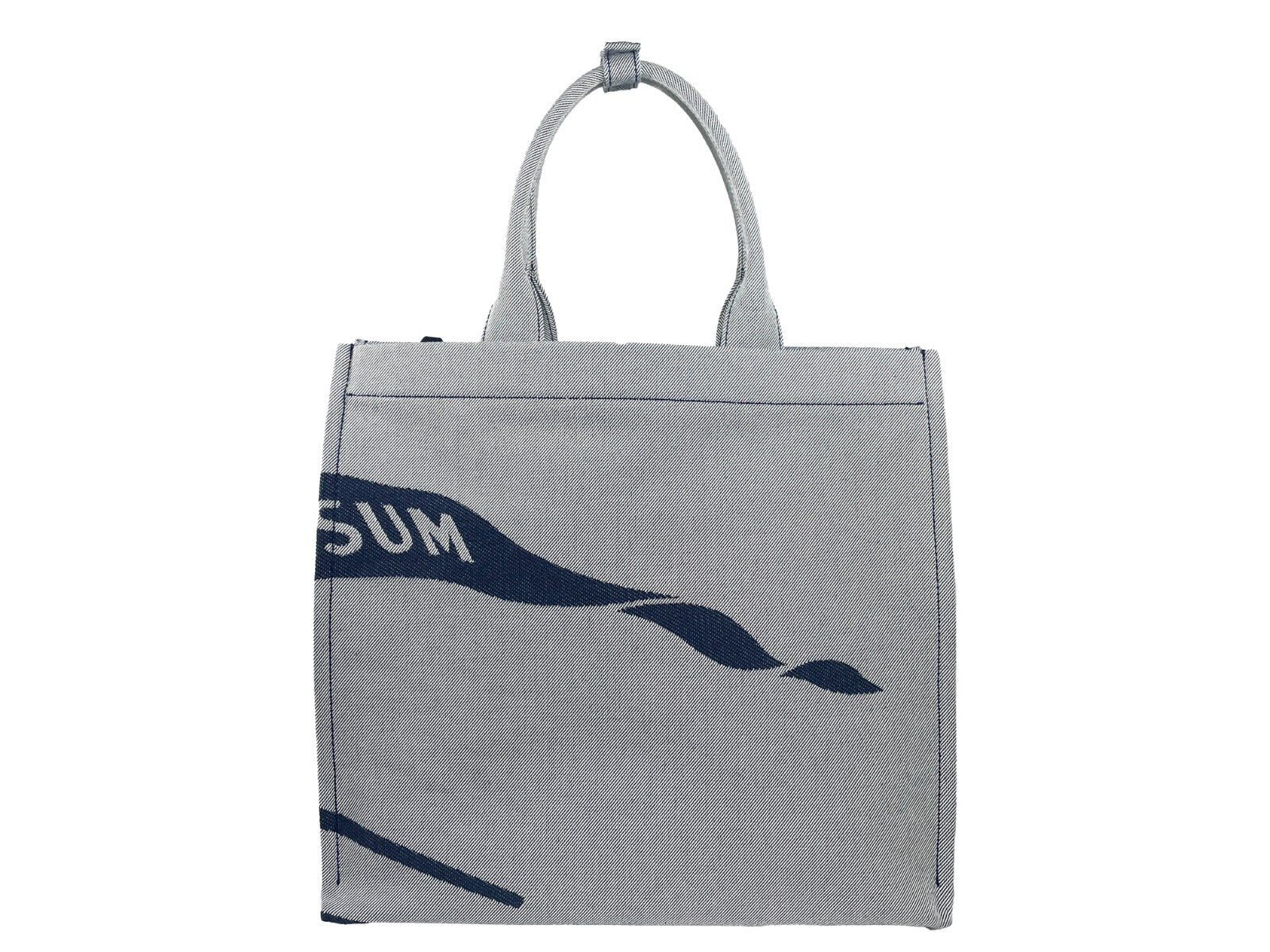 Burberry Navy EKD Canvas Tote Bag with Coin Purse-4
