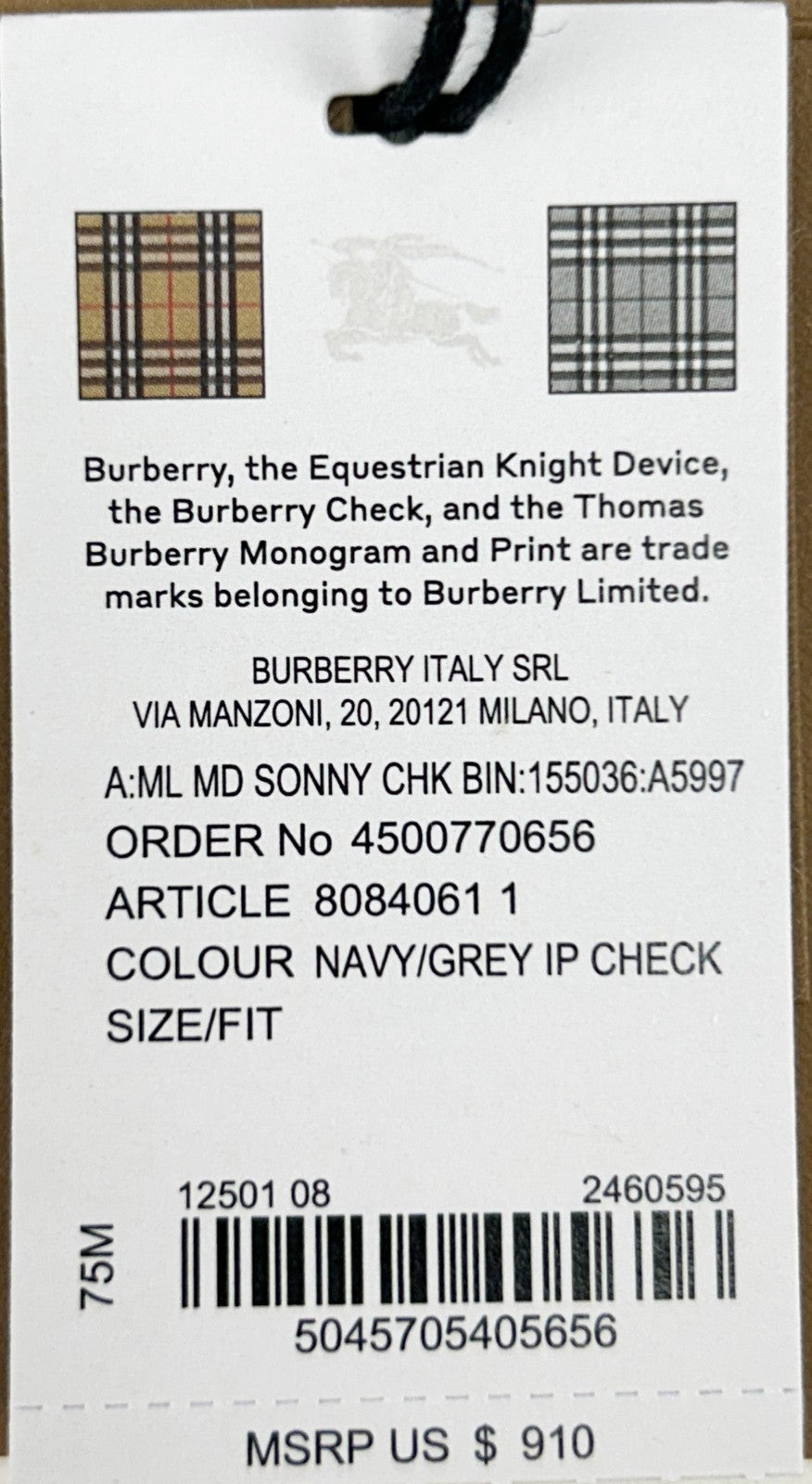 Burberry Medium Check Sonny Fanny Belt Bag-4