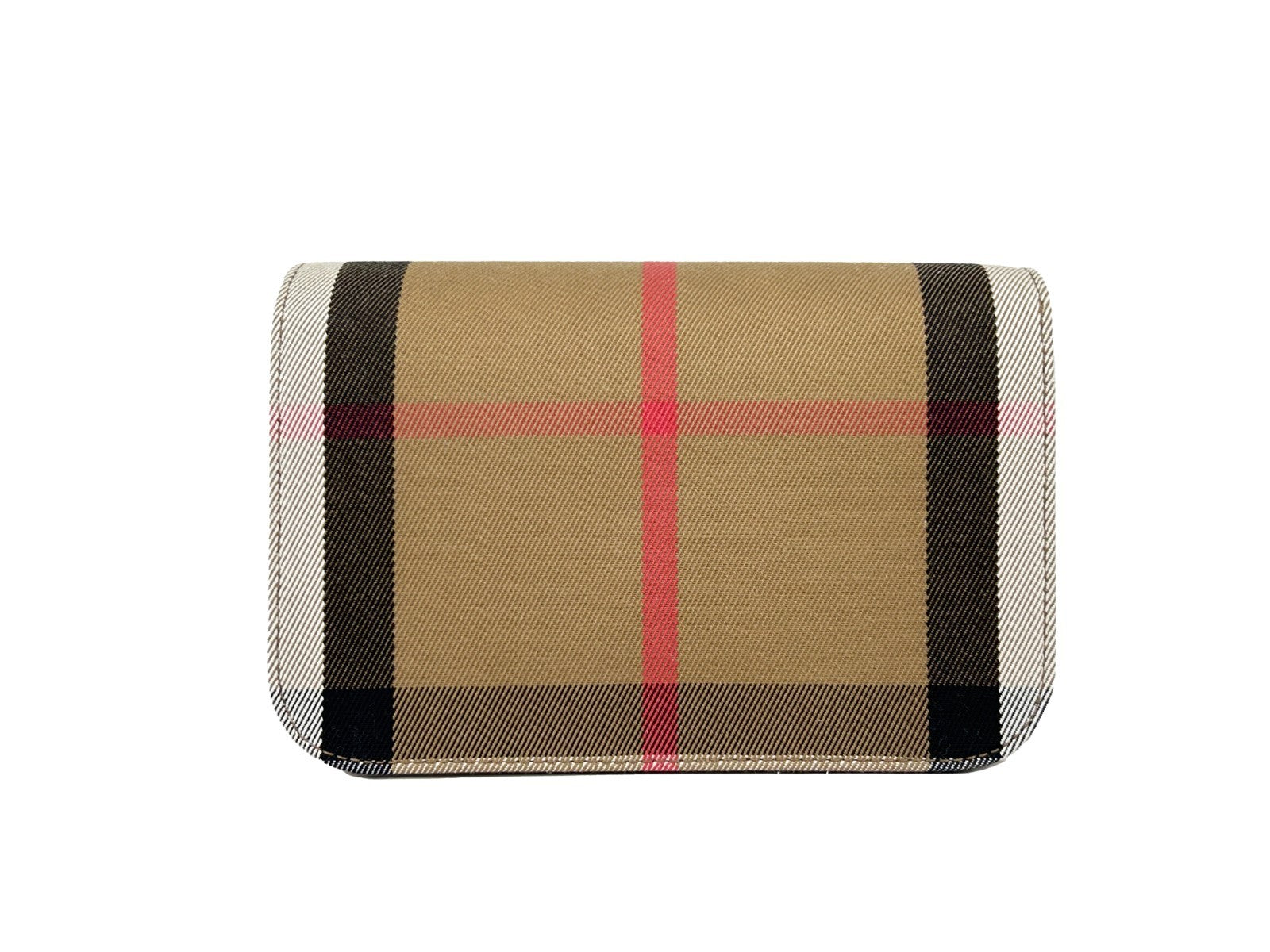 Burberry Small Leather Madison Crossbody Check Bag-4