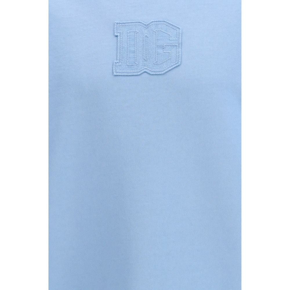Dolce & Gabbana Blauer Baumwoll-Sweatshirt-3