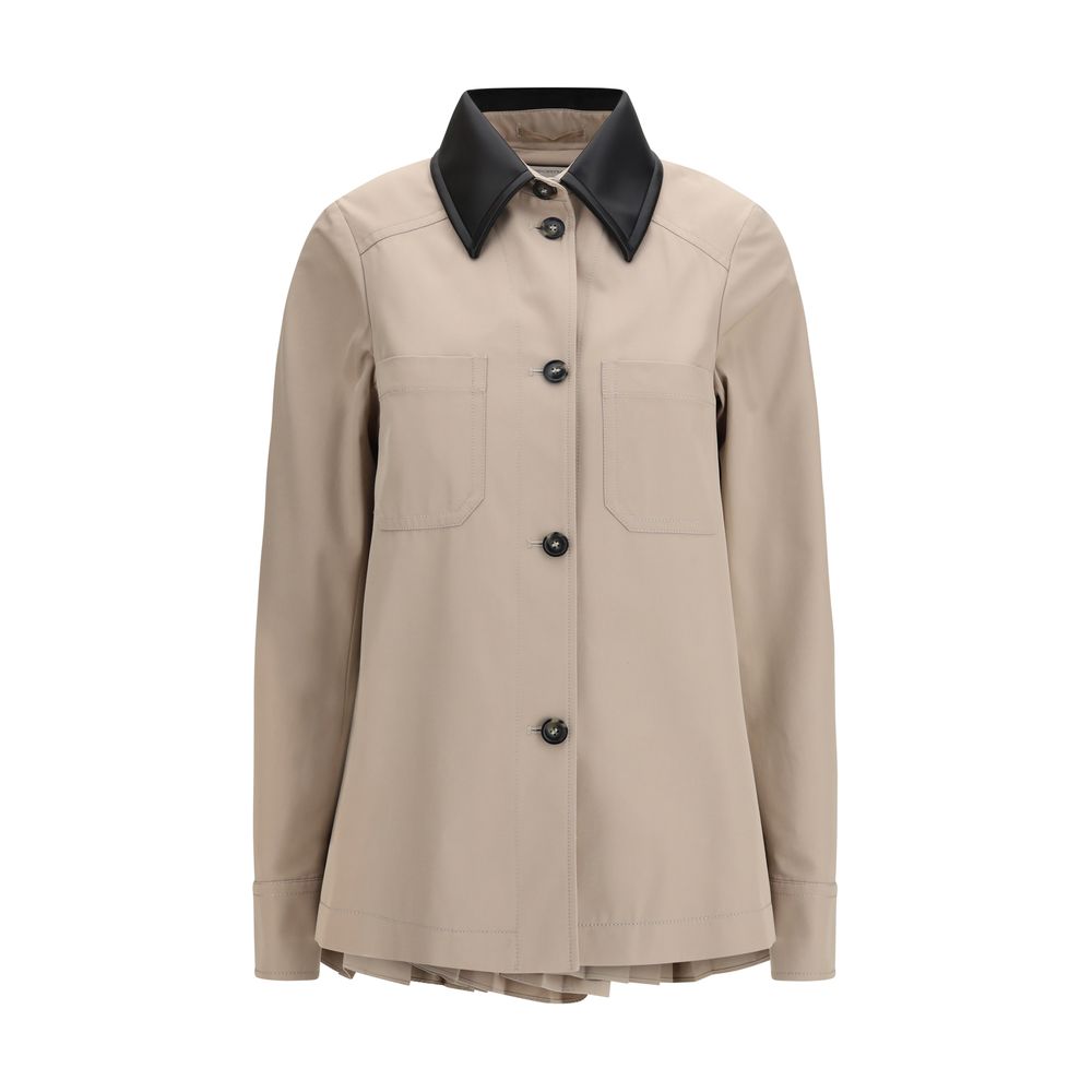 Max Mara Beiger Wollmantel-1