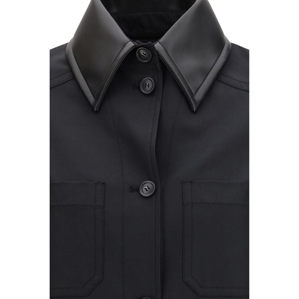 Max Mara Schwarzes Hemd aus Polyester-3