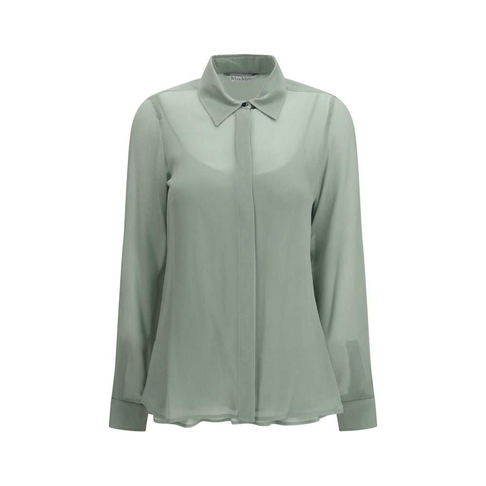 Max Mara Two-Tone Silk Blouse-1