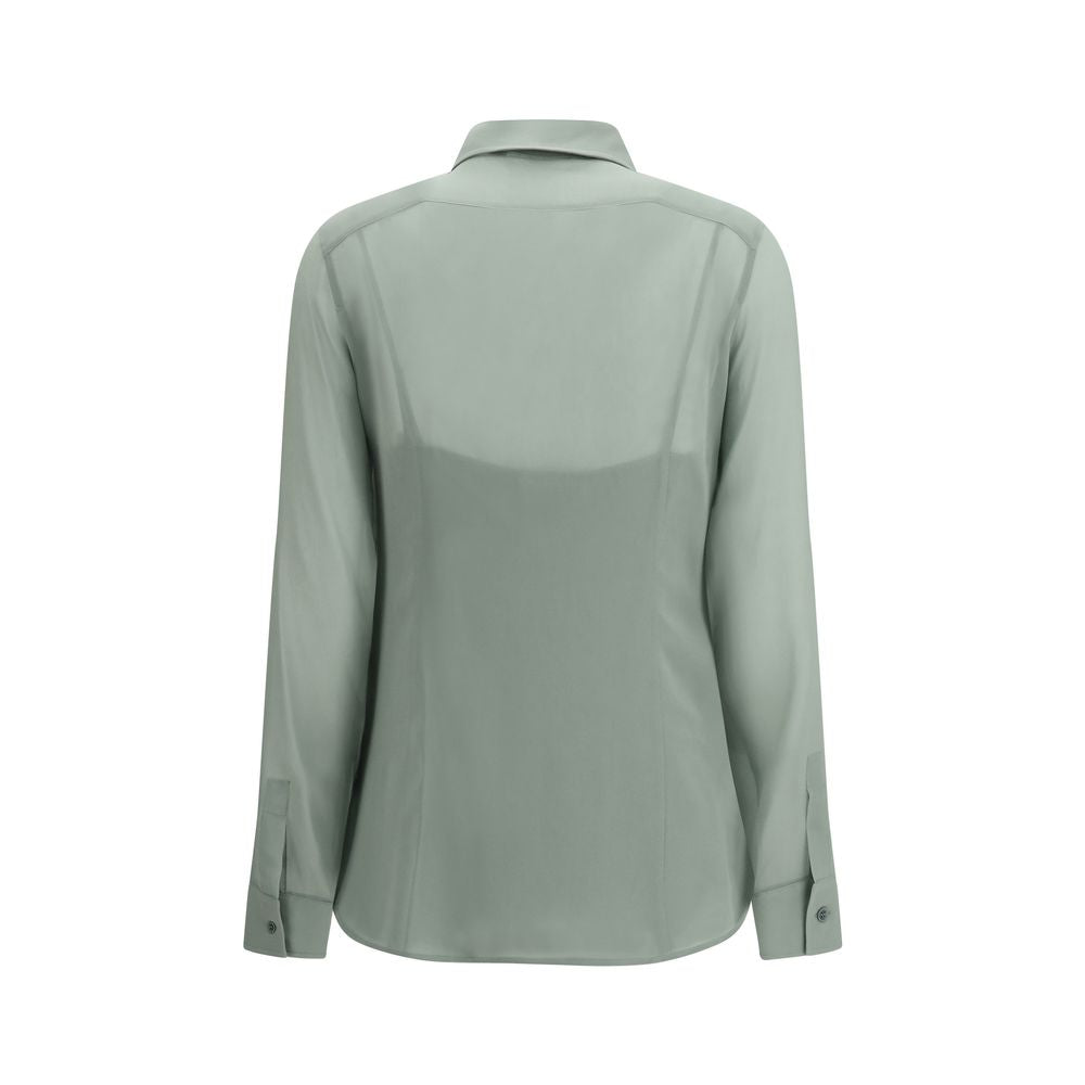 Max Mara Two-Tone Silk Blouse-2