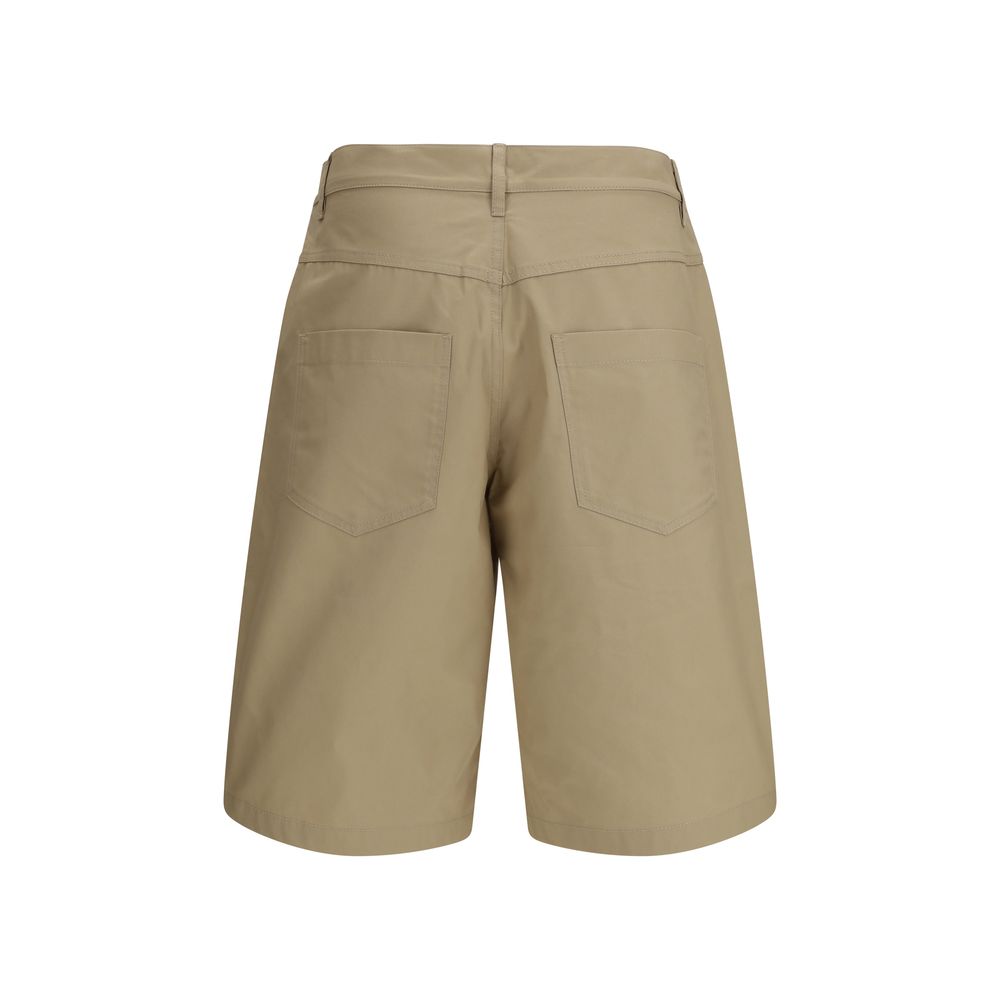 Moschino Beige Cotton Bermuda Shorts-2