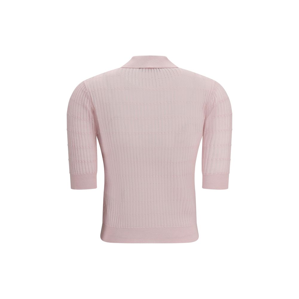 Max Mara Multicolor Silk Short-Sleeve Shirt-2
