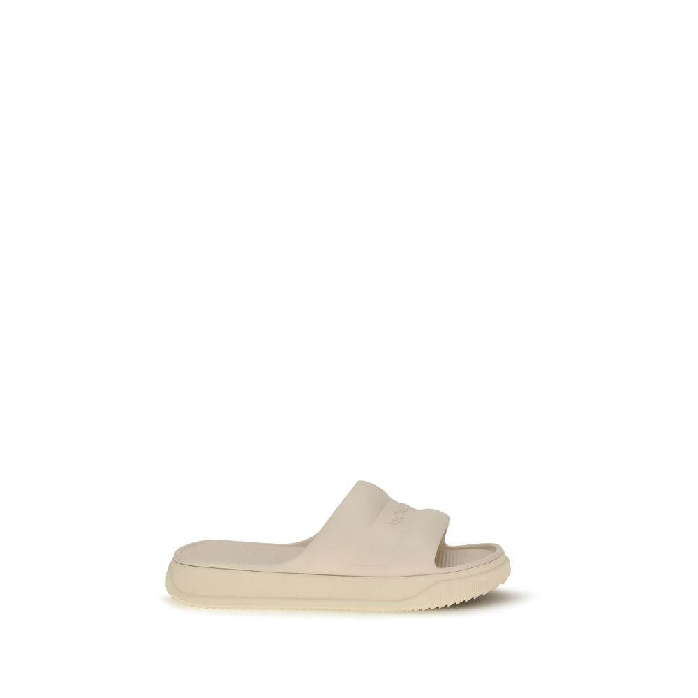 Moncler Beige Rubber Sandals-1