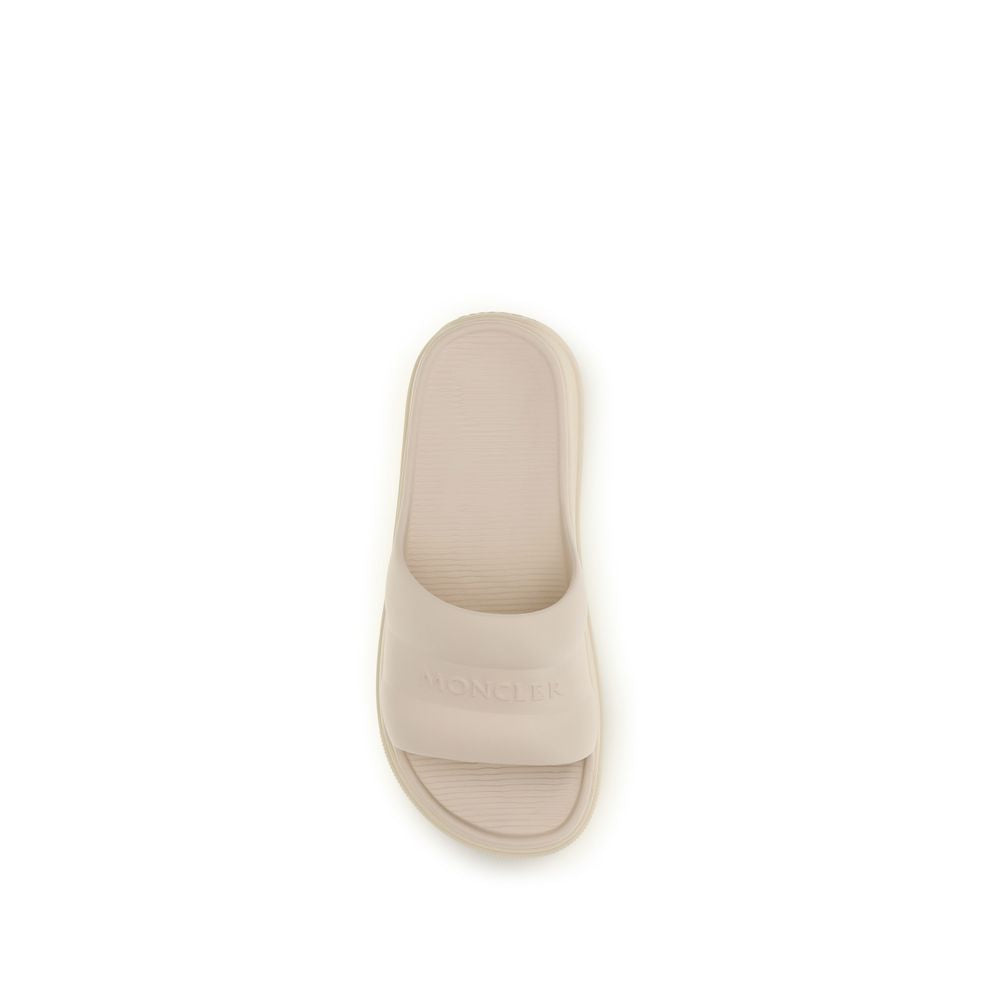 Moncler Beige Rubber Sandals-4