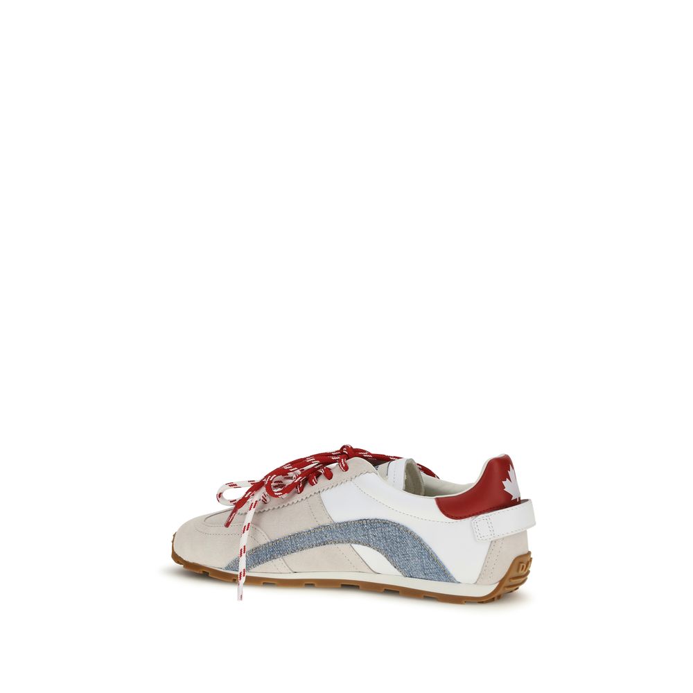 Dsquared² Multicolor Calf Leather Bos Taurus Low Top Sneakers-3