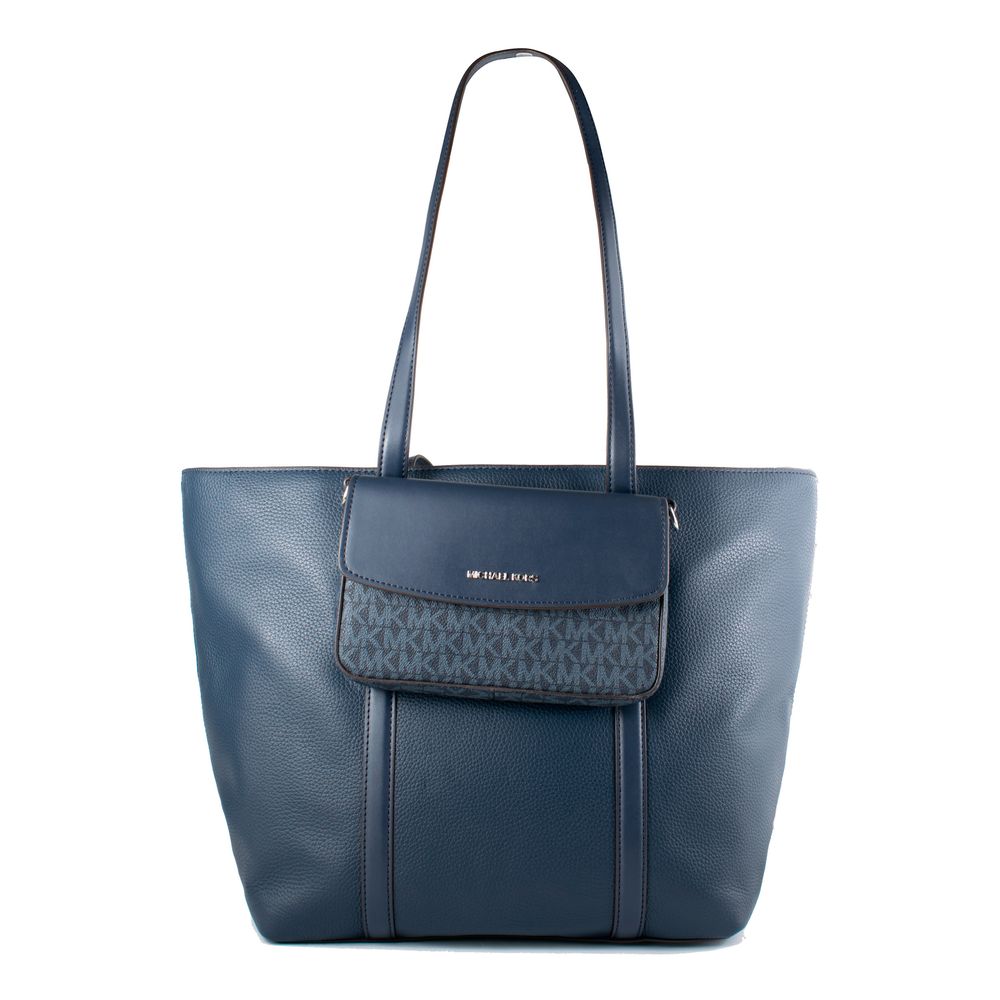 Michael Kors Blue Fur Handbag-2