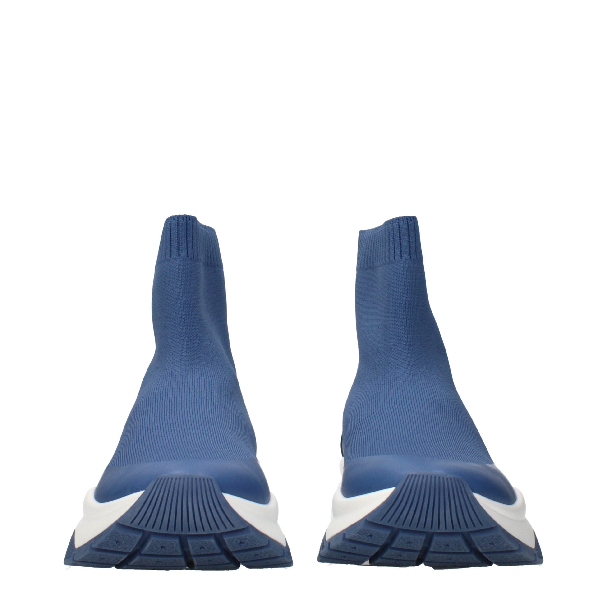 Jimmy Choo Blaue Ankle Boots aus Stoff-3