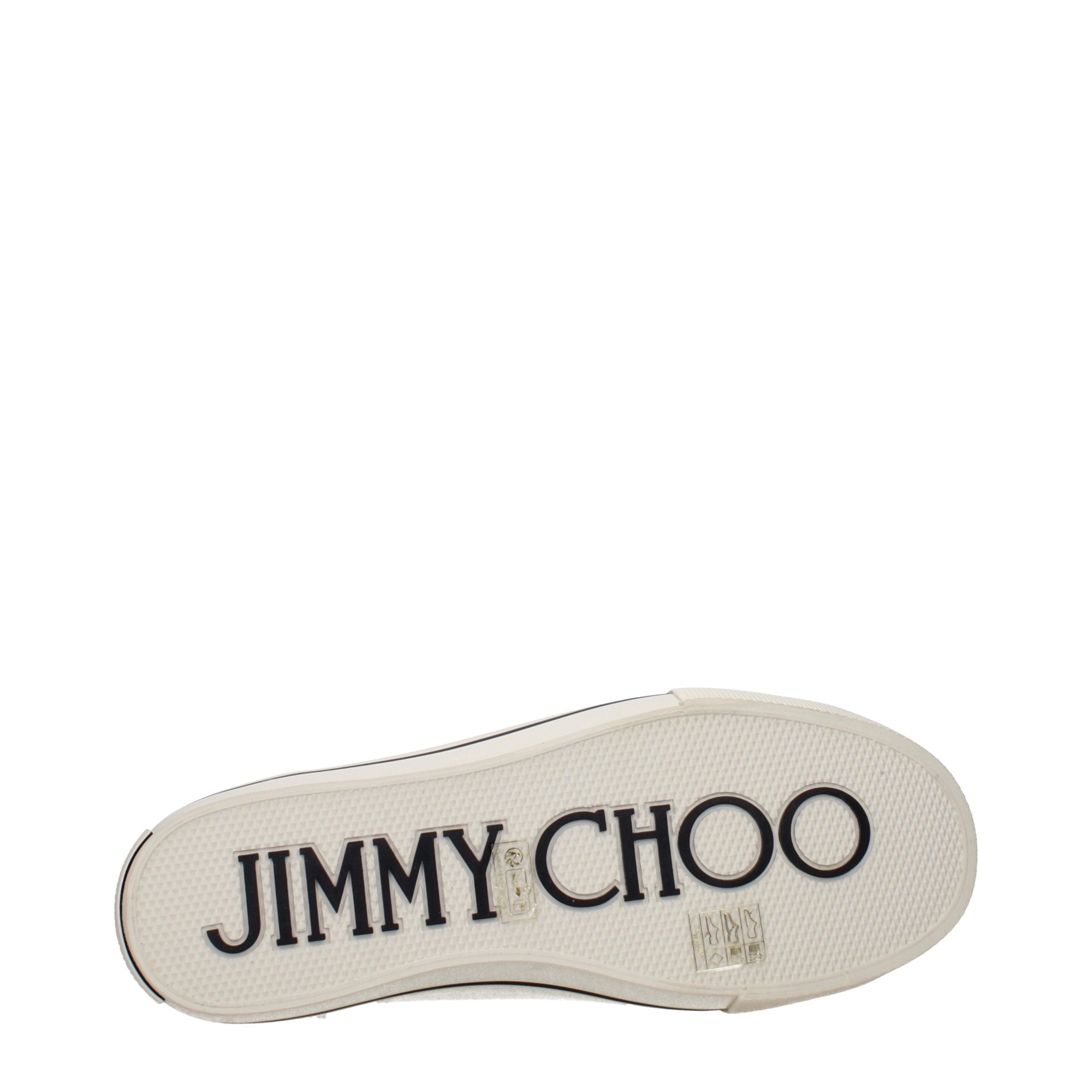 Jimmy Choo Beige Fabric Low Top Sneakers-5