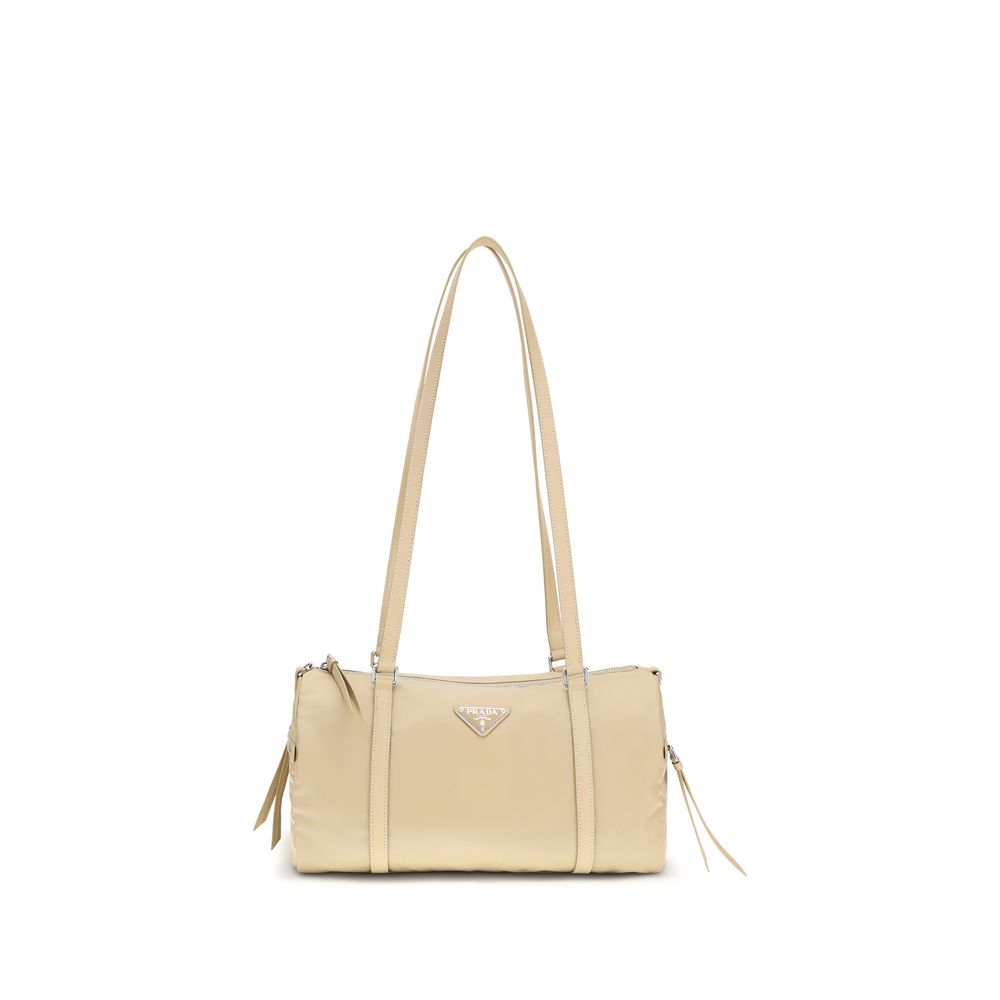 Prada Beige Polyamid Umhängetasche-1