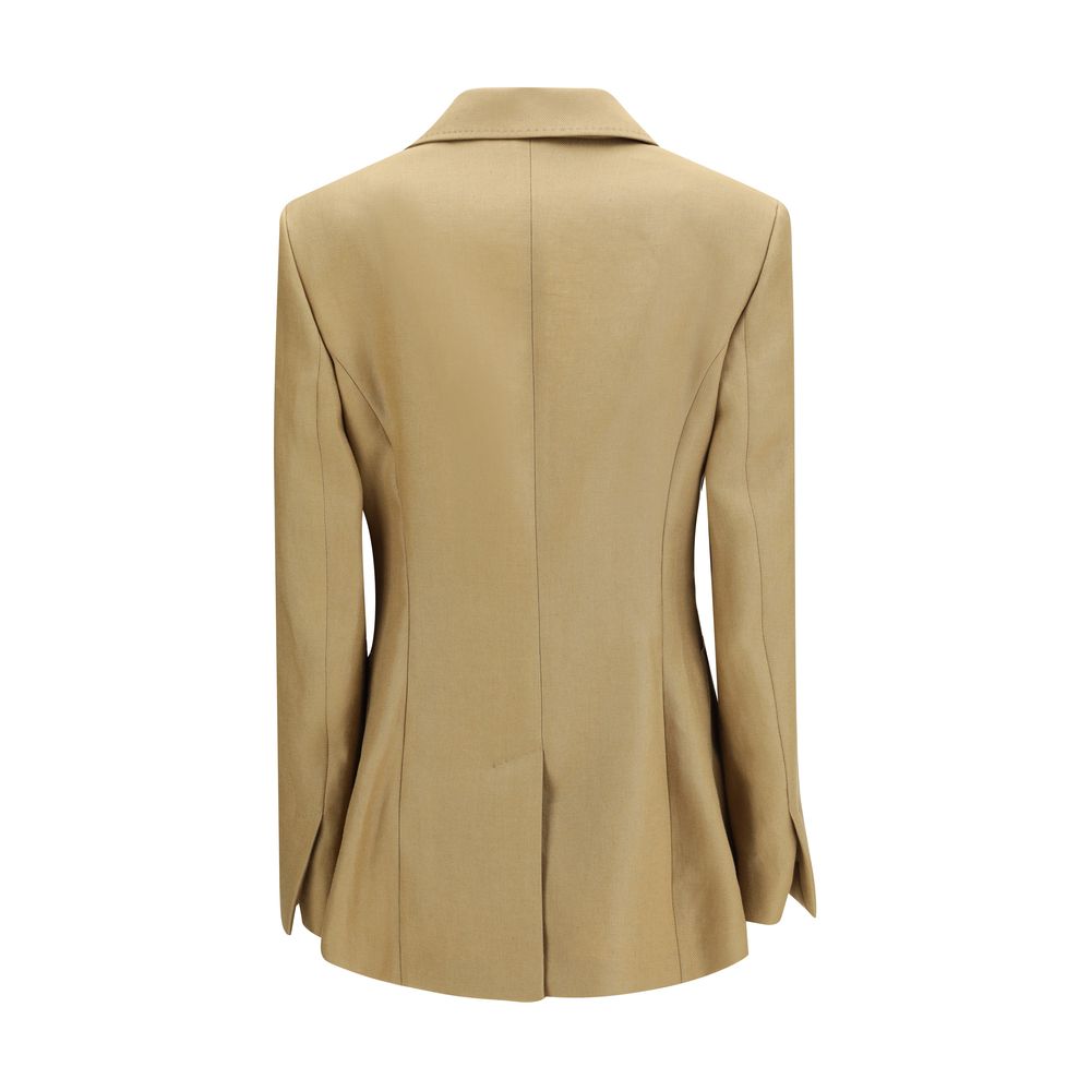 Max Mara Beige Linen Jacket and Coat-2