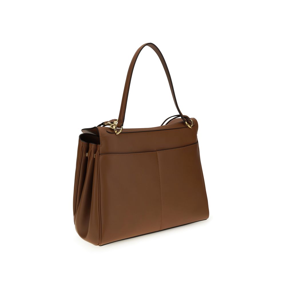 Balenciaga Braune Kalbsleder Bos Taurus Schultertasche-3