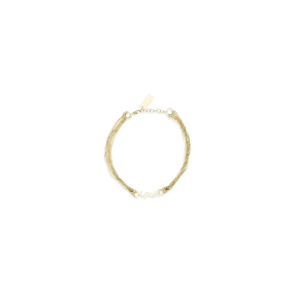 Saint Laurent Armband aus Goldmessing