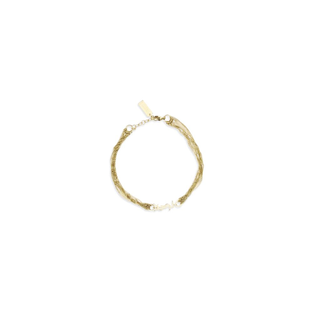 Saint Laurent Gold-Tone Brass Bracelet-2