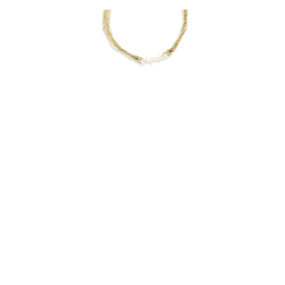 Saint Laurent Gold-Tone Brass Bracelet-3