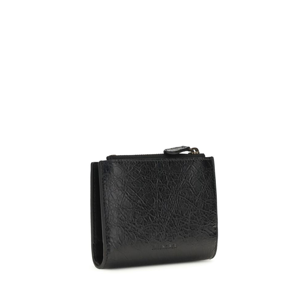 Balenciaga Schwarzes Lamm Ovis Aries Aries Portemonnaie-2