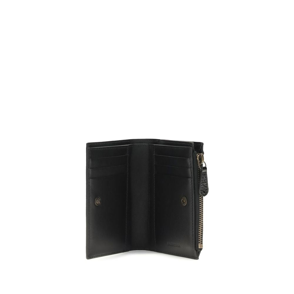 Balenciaga Schwarzes Lamm Ovis Aries Aries Portemonnaie-3