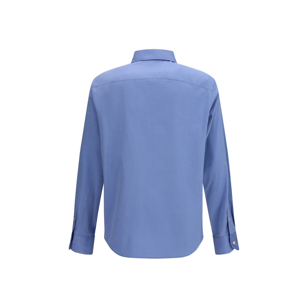 Valentino Blaues Baumwollhemd-2