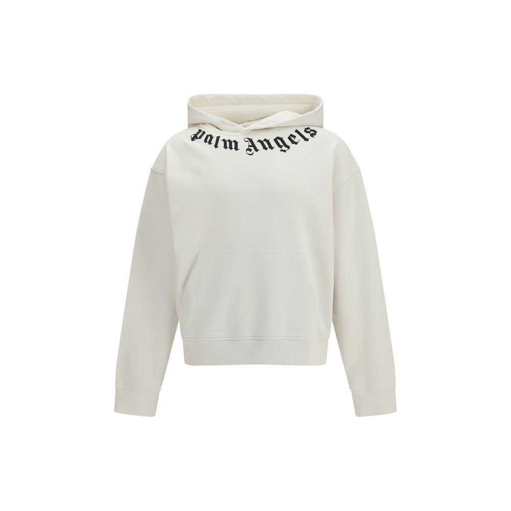 Palm Angels Weißes Baumwoll-Sweatshirt-1