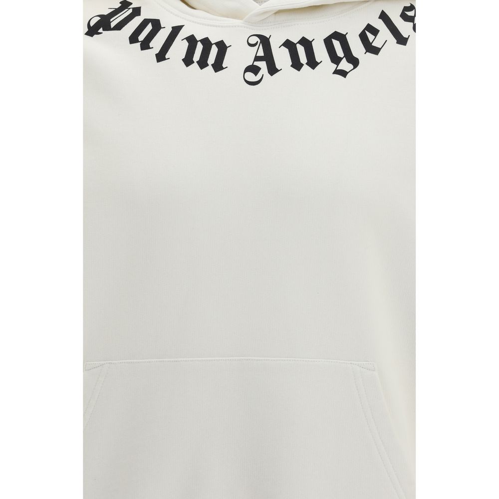 Palm Angels Weißes Baumwoll-Sweatshirt-3
