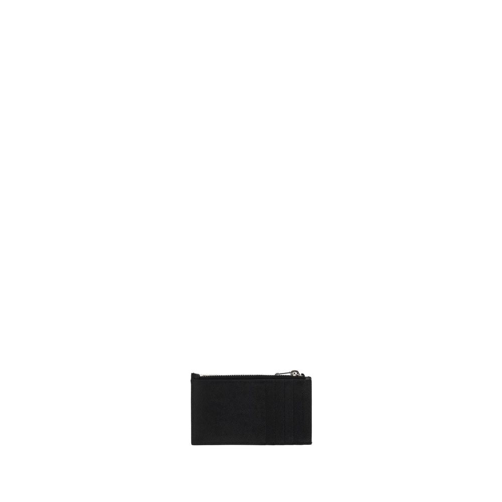 Saint Laurent Black Calfskin Bos Taurus Wallet-3