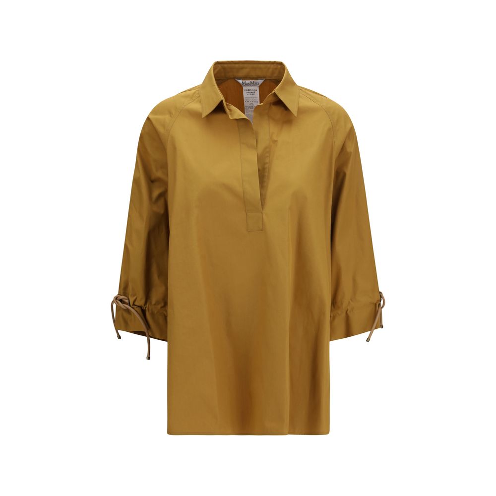 Max Mara Beige Cotton Shirt-1