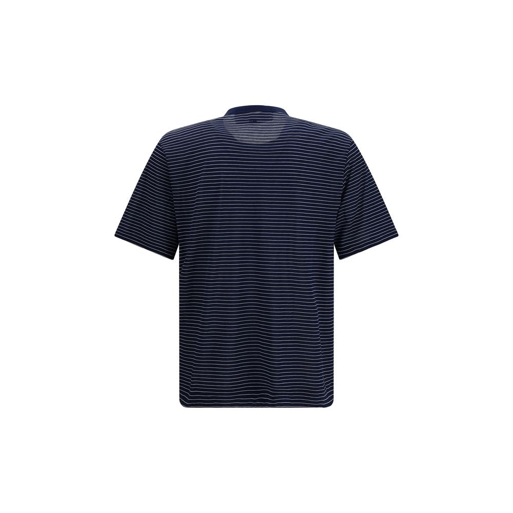 Ami Paris Blaues Baumwoll-T-Shirt-2