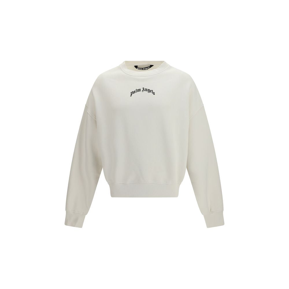 Palm Angels Beige Baumwoll-Sweatshirt-1