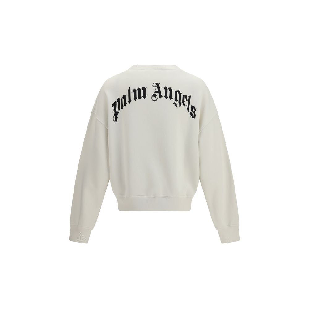 Palm Angels Beige Baumwoll-Sweatshirt-2