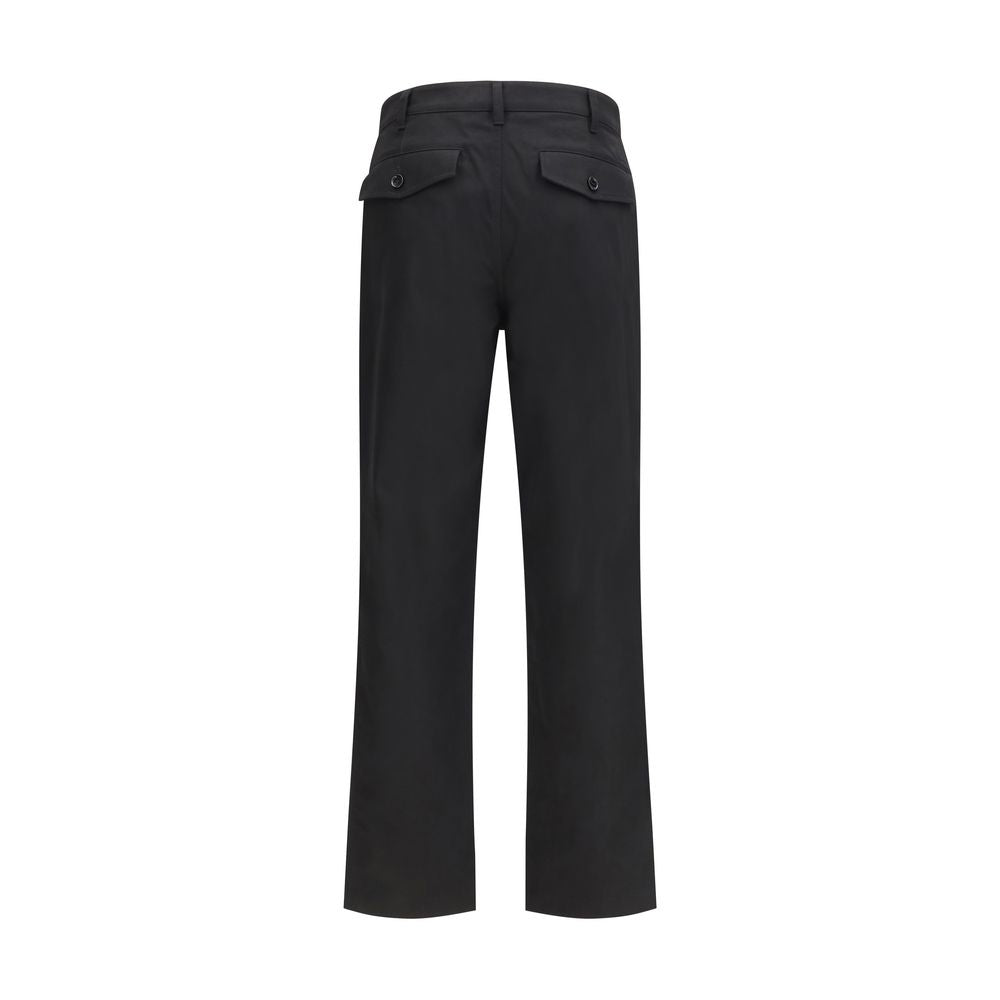 Burberry Schwarze Baumwoll-Chino-Hose-2