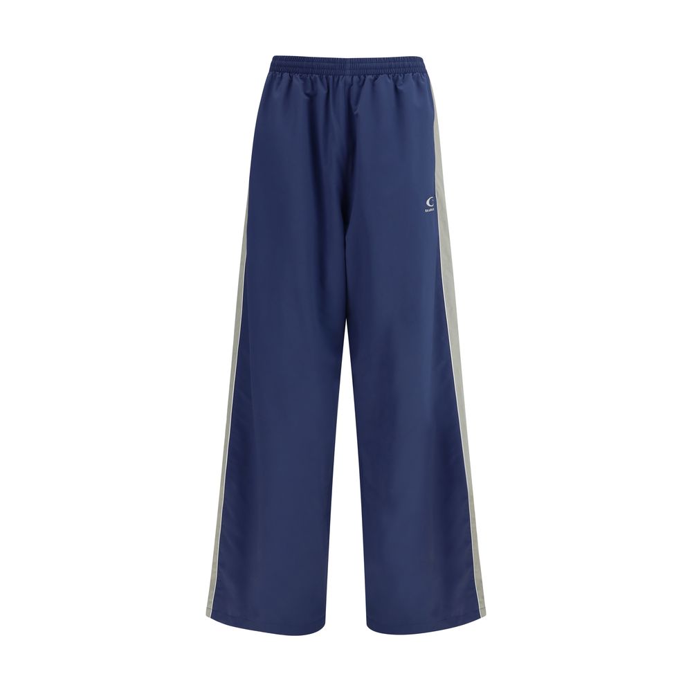 Balenciaga Blue Polyester Jogging Pants (Track Pants)