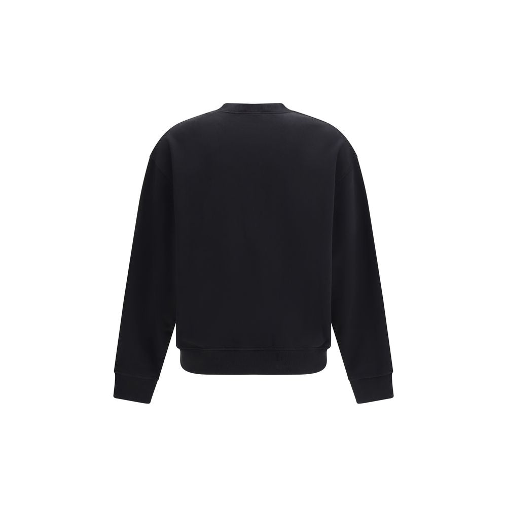 Palm Angels Black Cotton Sweatshirt-2