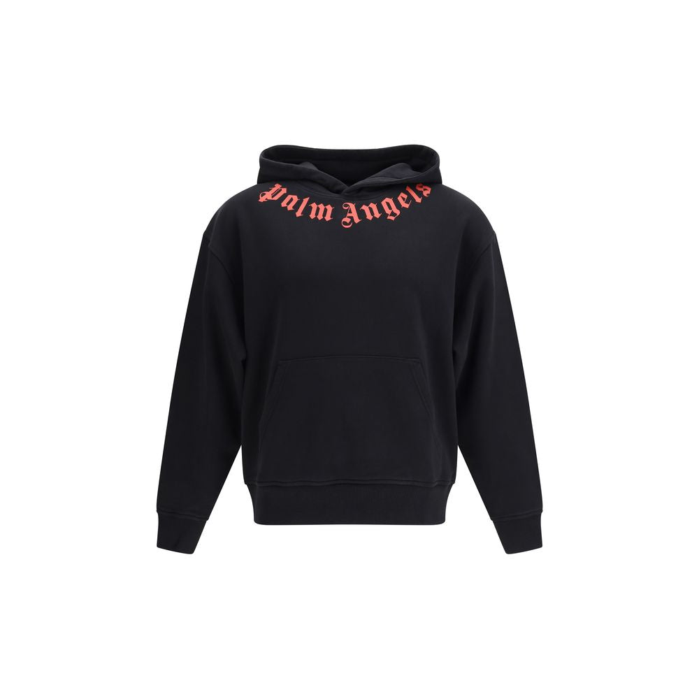 Palm Angels Schwarzer Baumwoll-Sweatshirt-1