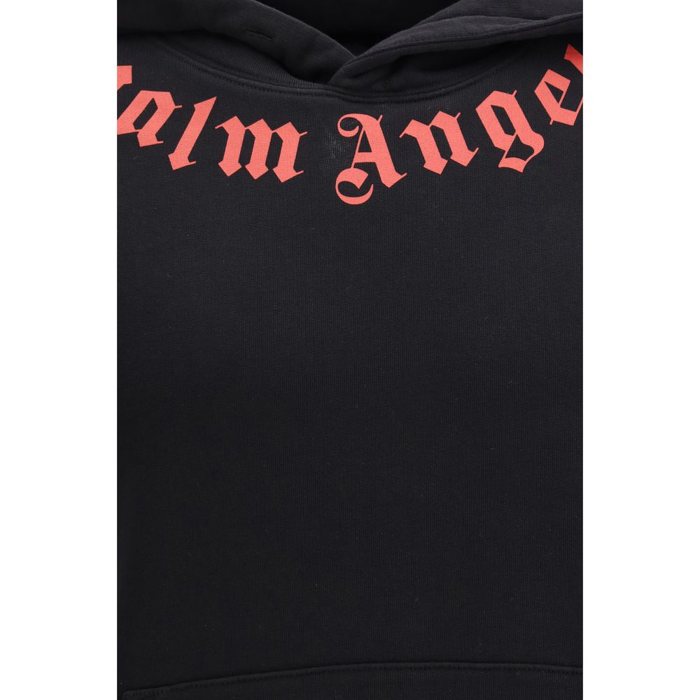 Palm Angels Schwarzer Baumwoll-Sweatshirt-3