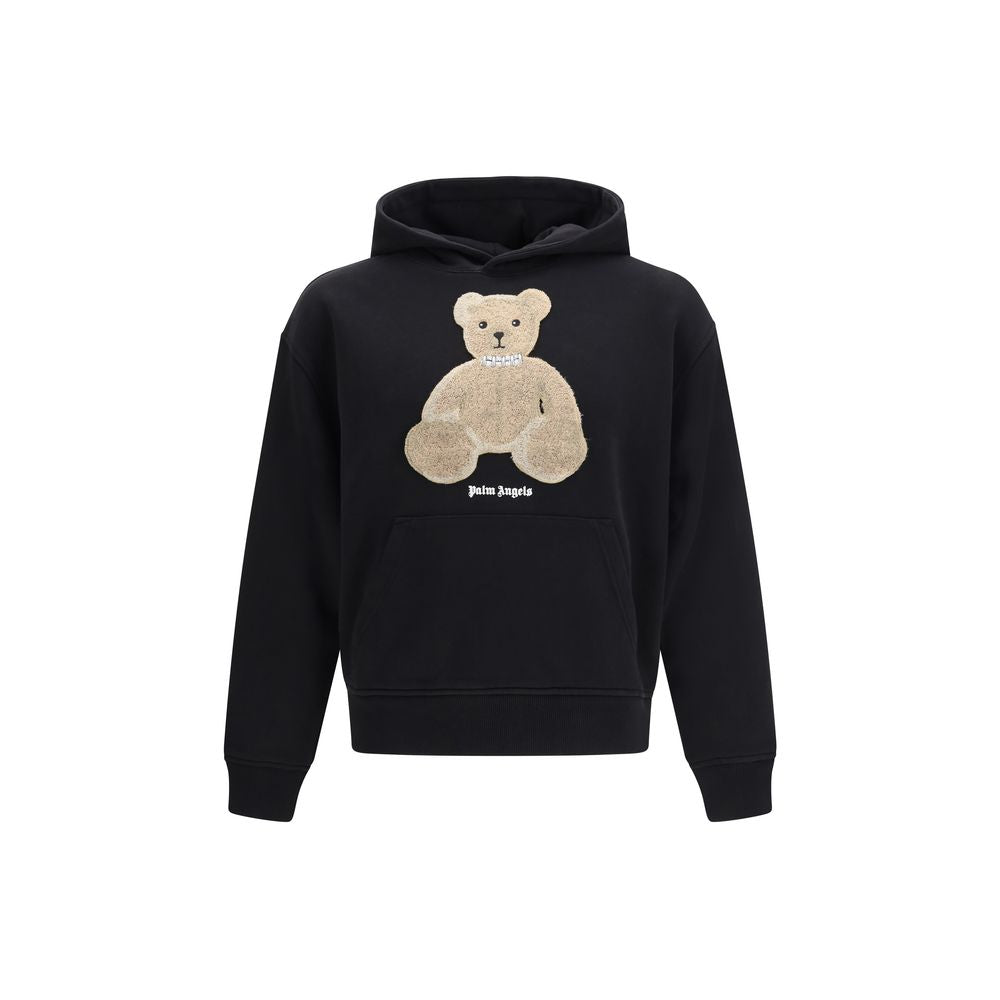 Palm Angels Schwarzer Baumwoll-Sweatshirt-1