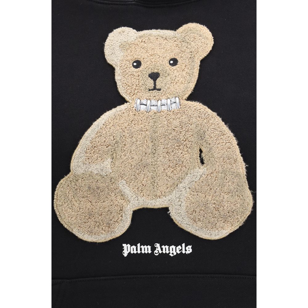 Palm Angels Schwarzer Baumwoll-Sweatshirt-3