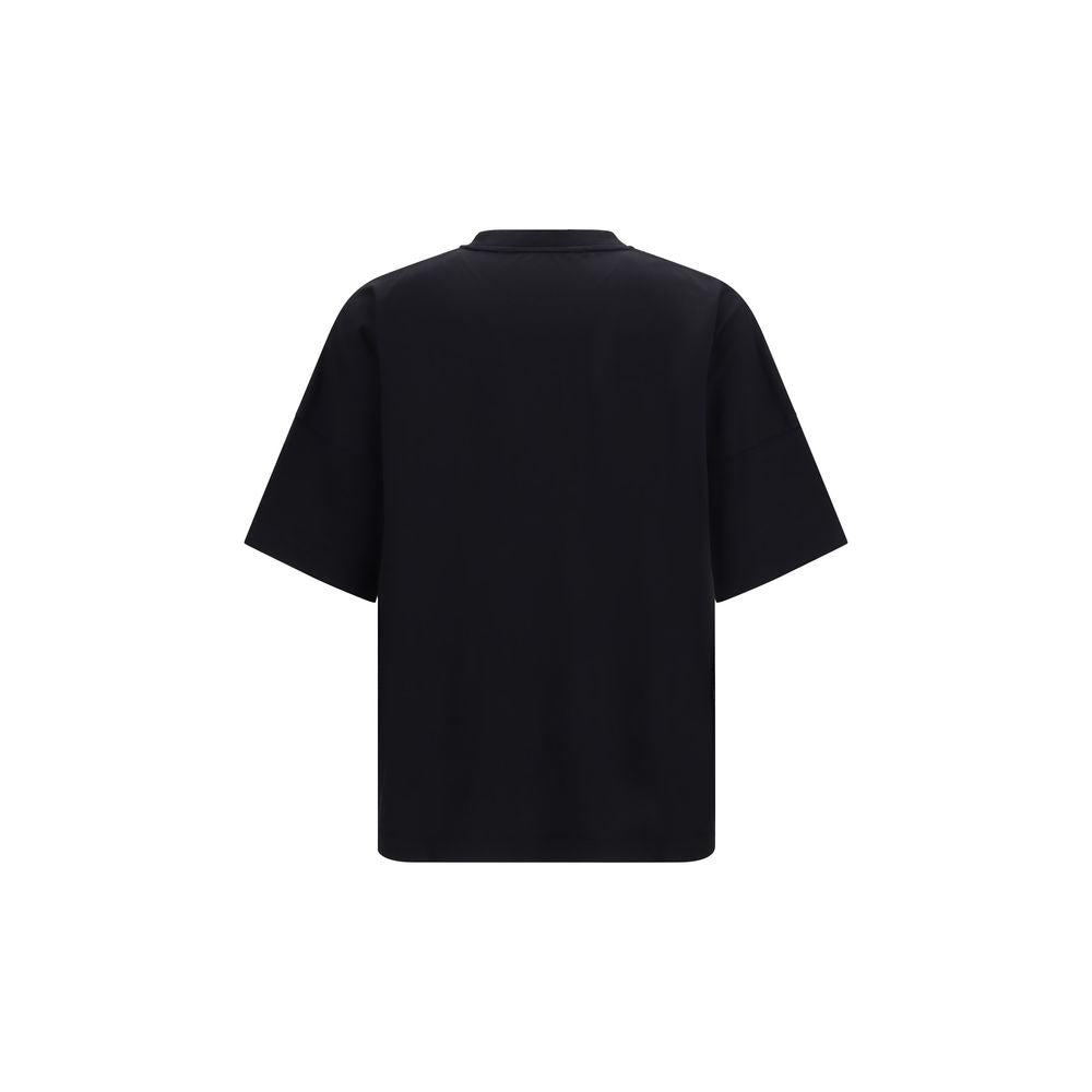 Palm Angels Black Cotton T-Shirt-2