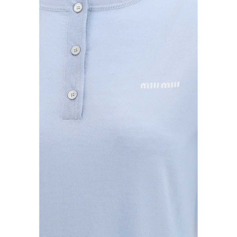 Miu Miu Blue Cashmere Sportswear-3