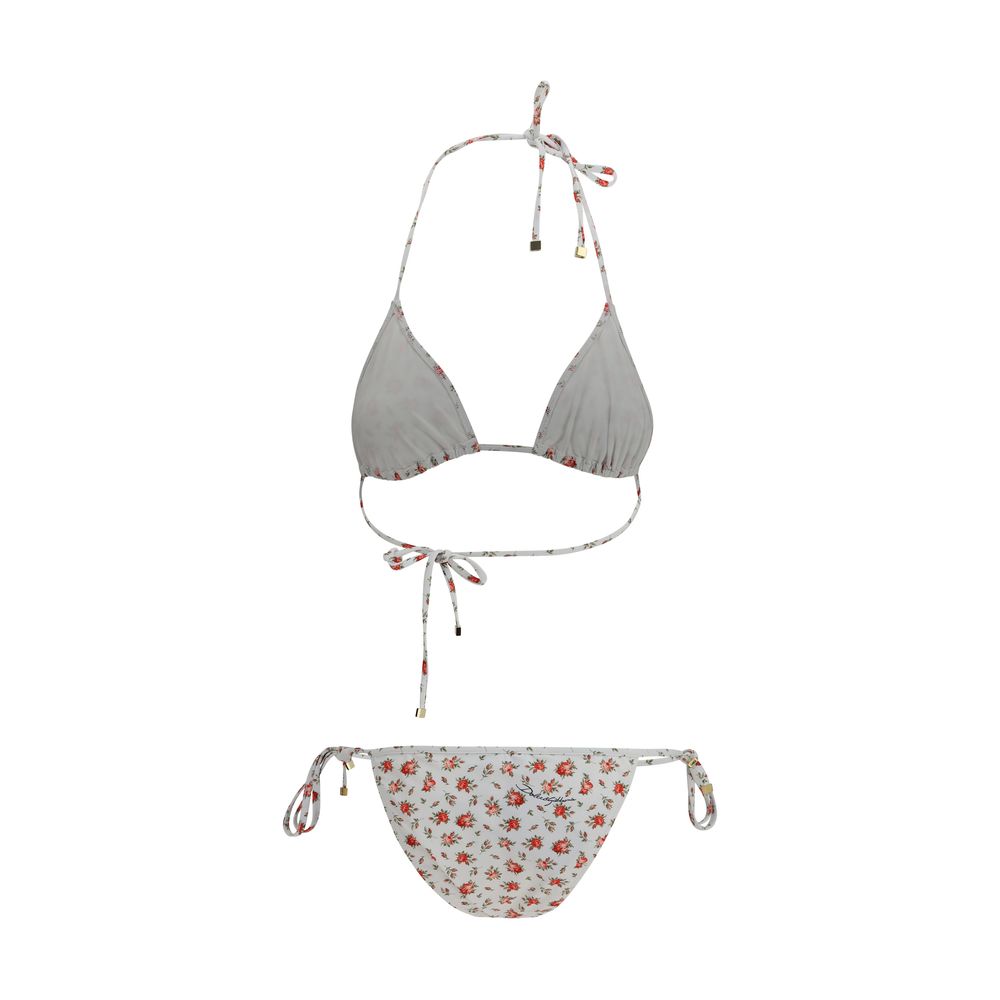 Dolce & Gabbana Weißer Nylon-Bikini-2