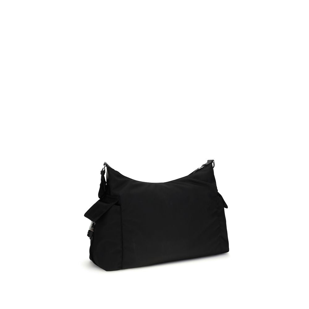 Prada black shoulder bag made from recycled polyamide-3