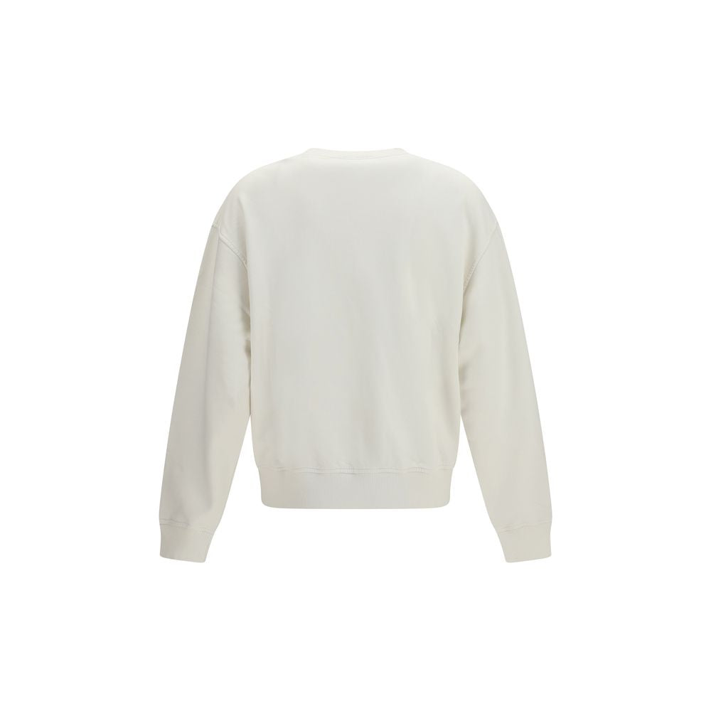 Palm Angels White Cotton Sweatshirt-2